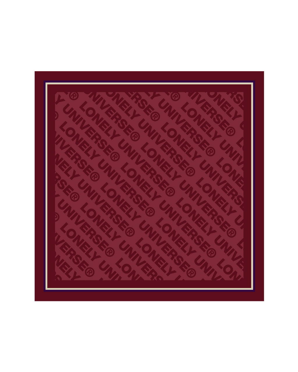 Classic Handkerchief Logo Burgundy
