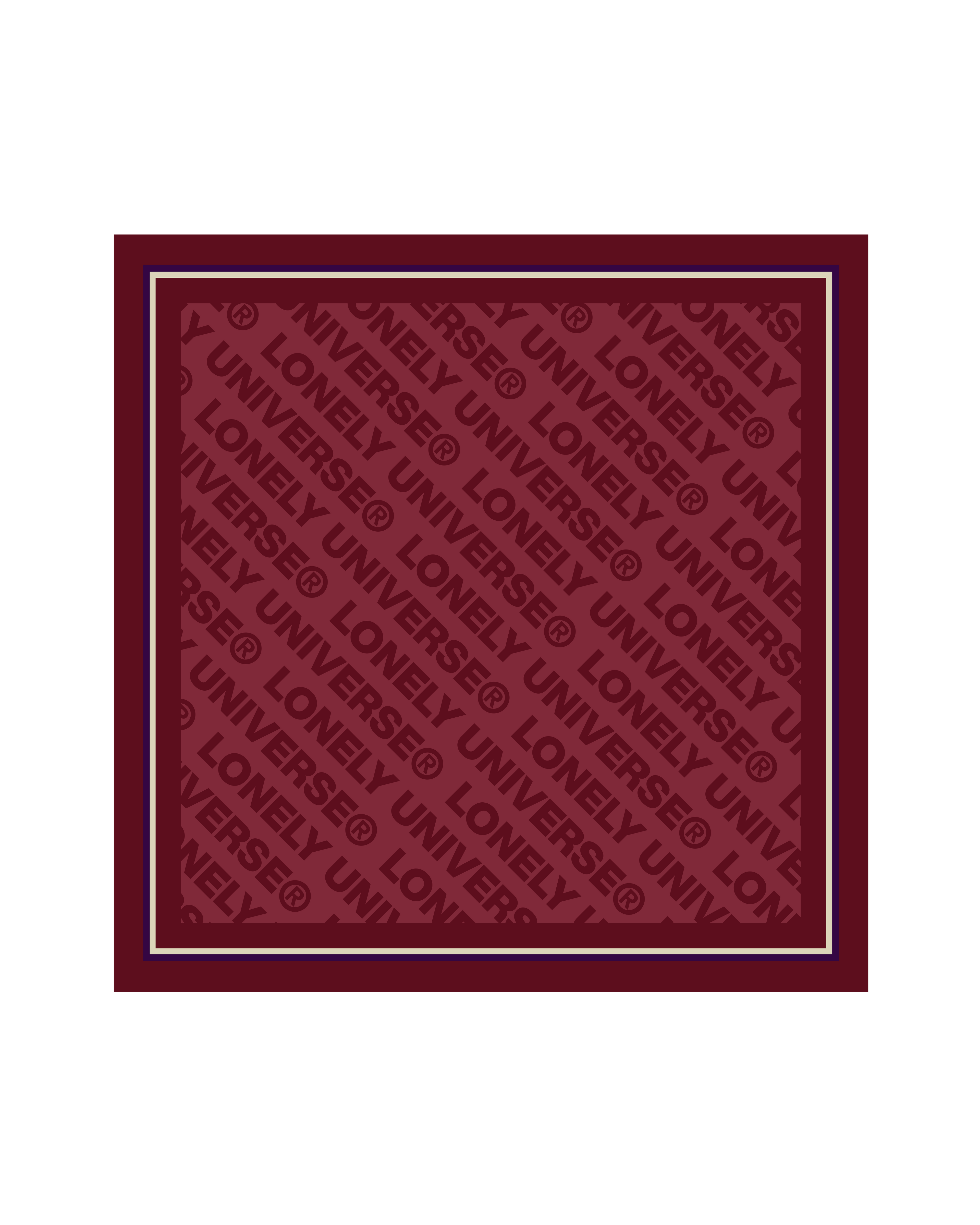 Classic Handkerchief Logo Burgundy