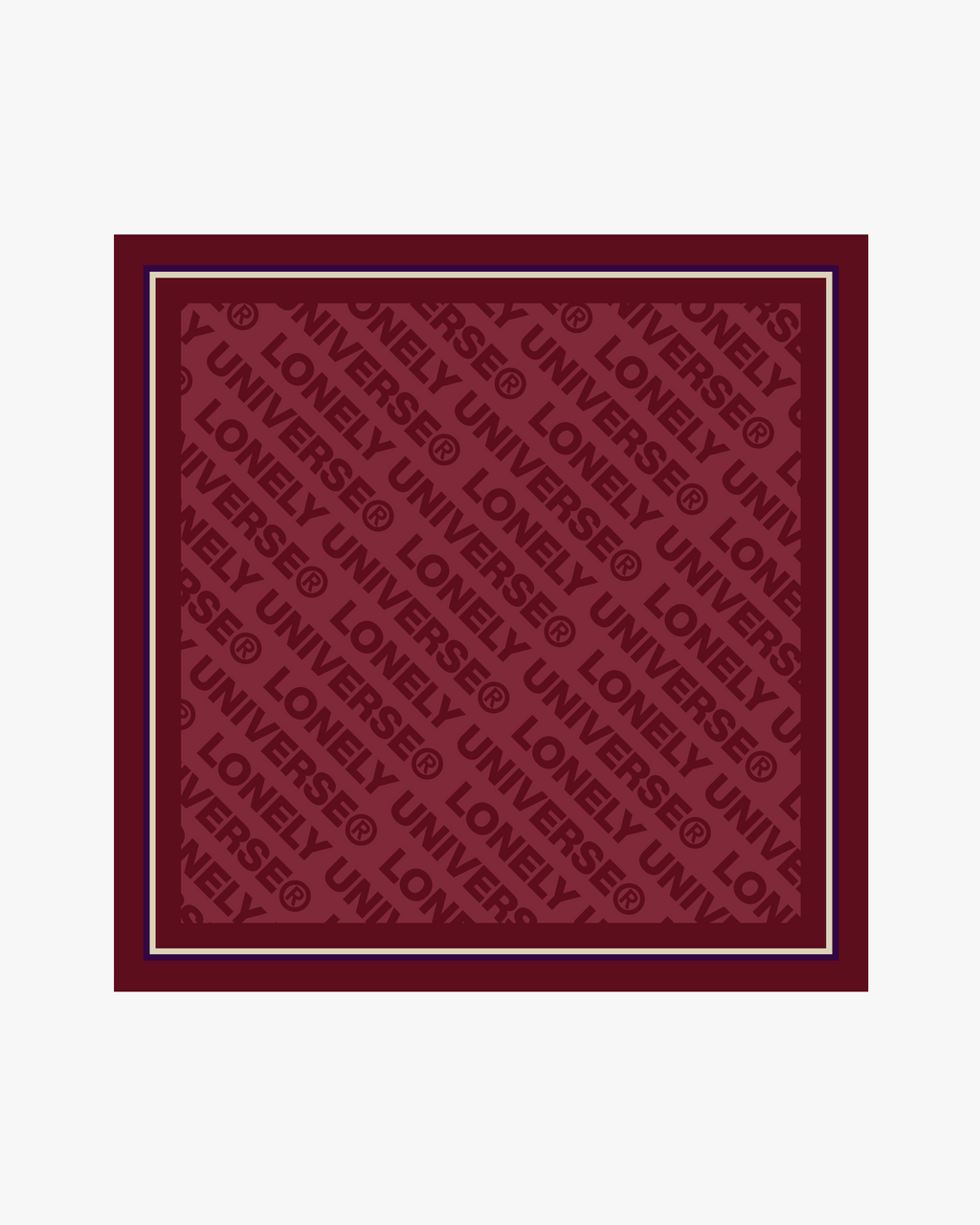 Classic Handkerchief Logo Burgundy