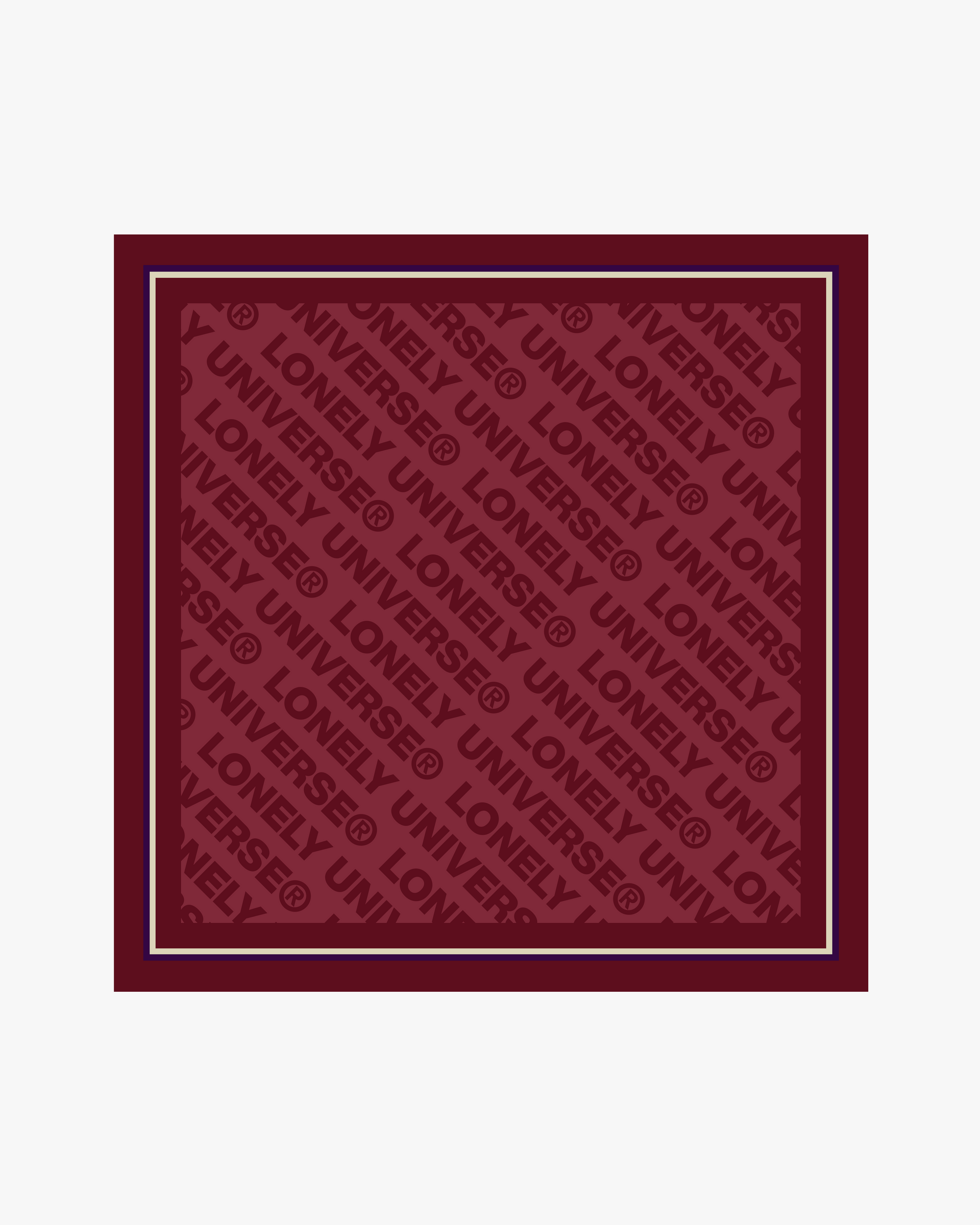 Classic Handkerchief Logo Burgundy